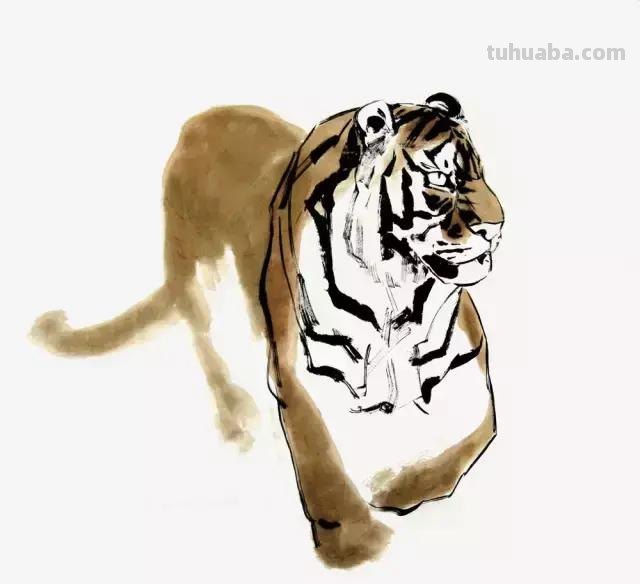 写意虎的画法技法