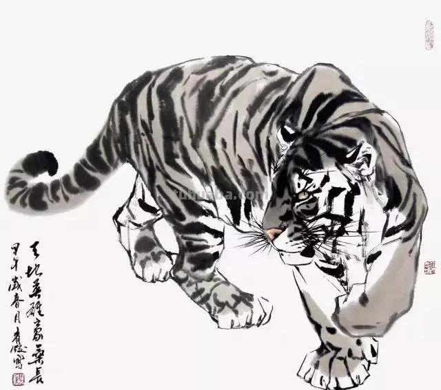 写意虎的画法技法