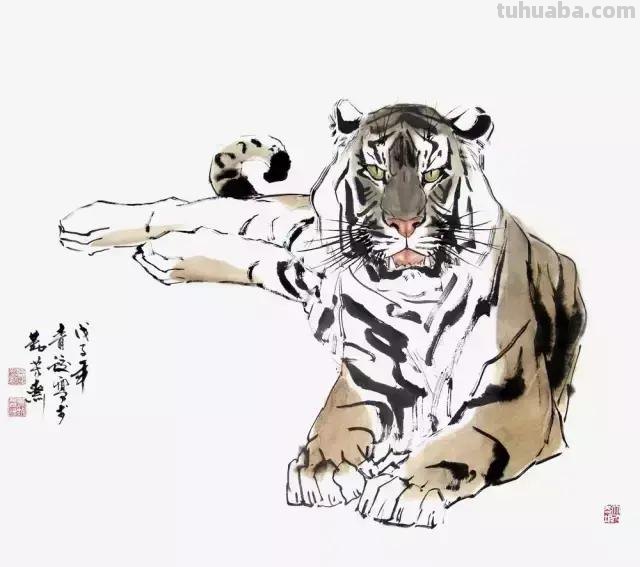 写意虎的画法技法