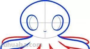 「简笔画」儿童简笔画教程：章鱼篇~