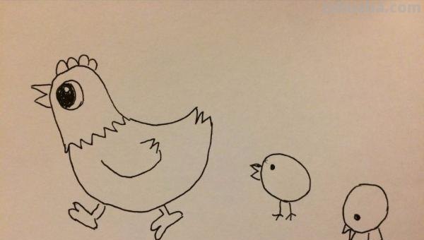 鸡肉怎么画简笔画 肉用简笔画怎么画? 鸡肉怎么画简笔画 肉用简笔画怎么画?