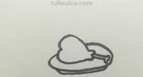 鸡肉怎么画简笔画 肉用简笔画怎么画? 鸡肉怎么画简笔画 肉用简笔画怎么画?