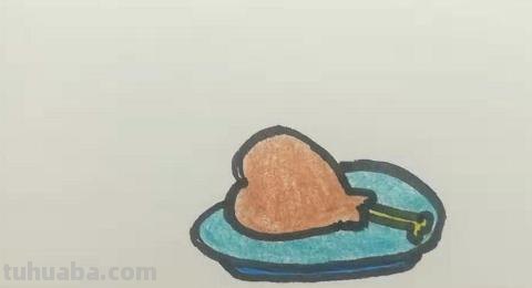 鸡肉怎么画简笔画 肉用简笔画怎么画? 鸡肉怎么画简笔画 肉用简笔画怎么画?
