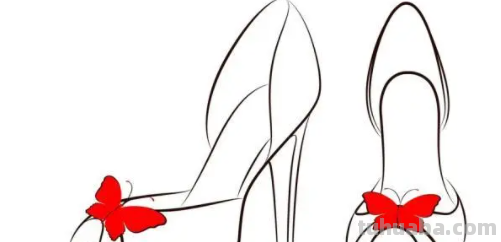 漂亮的鞋子怎么画