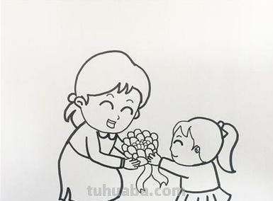 母亲节的手抄报怎么画人物 母亲节手抄报？