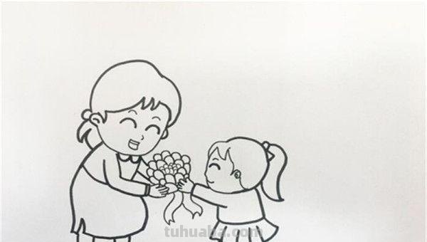 母亲节的手抄报怎么画人物 母亲节手抄报？