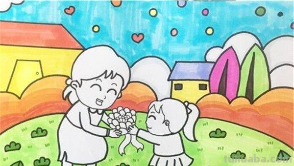 母亲节的手抄报怎么画人物 母亲节手抄报？