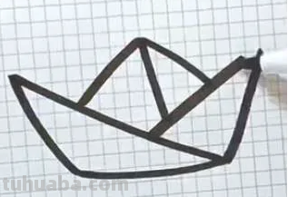 纸船和风筝怎么画