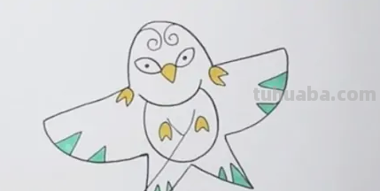 纸船和风筝怎么画