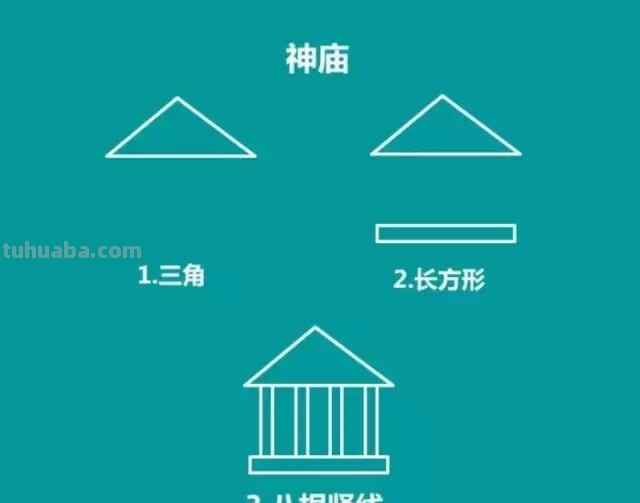 儿童简笔画：学好这些，让孩子画建筑物，实在是易如反掌