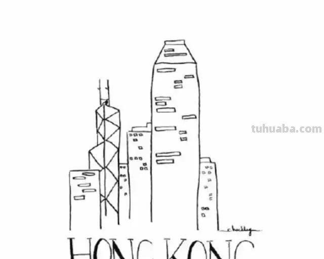 儿童简笔画：学好这些，让孩子画建筑物，实在是易如反掌