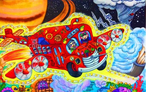 科学科技画怎么画