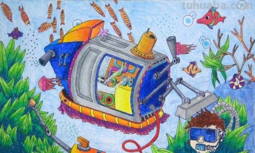 科学科技画怎么画