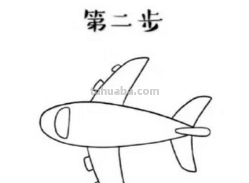 飞机画法简单