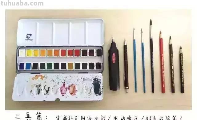 史上最全最详细的水彩画工具介绍-关于毛笔(一) 史上最全最详细的水彩画工具介绍-关于毛笔(一)