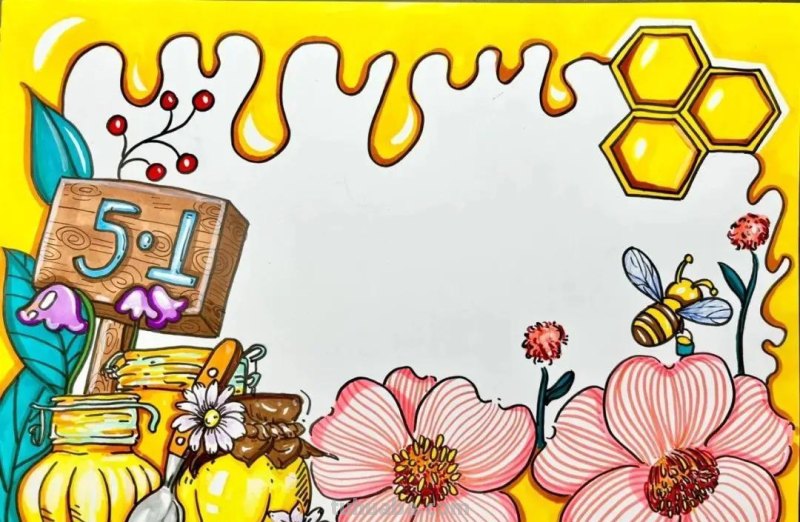 最新28张5.1劳动节主题绘画+手抄报，满满干货，总有一款适合你！