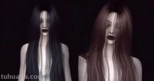 恐怖女鬼怎么画