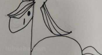 马头怎么画简笔画 怎样简单画母马头? 马头怎么画简笔画 怎样简单画母马头?