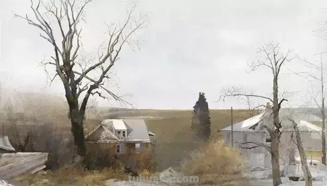 这么美的风景水彩画，不收藏简直太可惜了！
