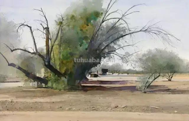 这么美的风景水彩画，不收藏简直太可惜了！