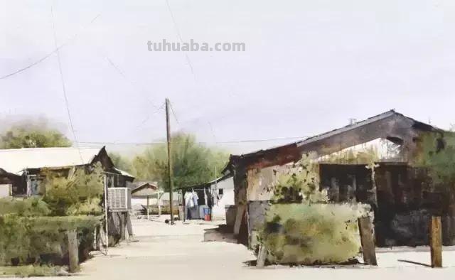 这么美的风景水彩画，不收藏简直太可惜了！