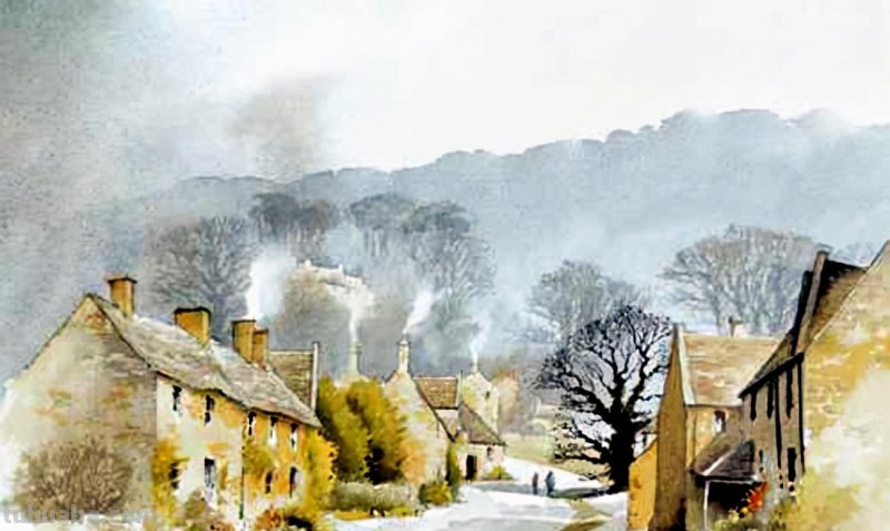 英国顶尖水彩画家戴维 · 贝拉米的风景绘画作品