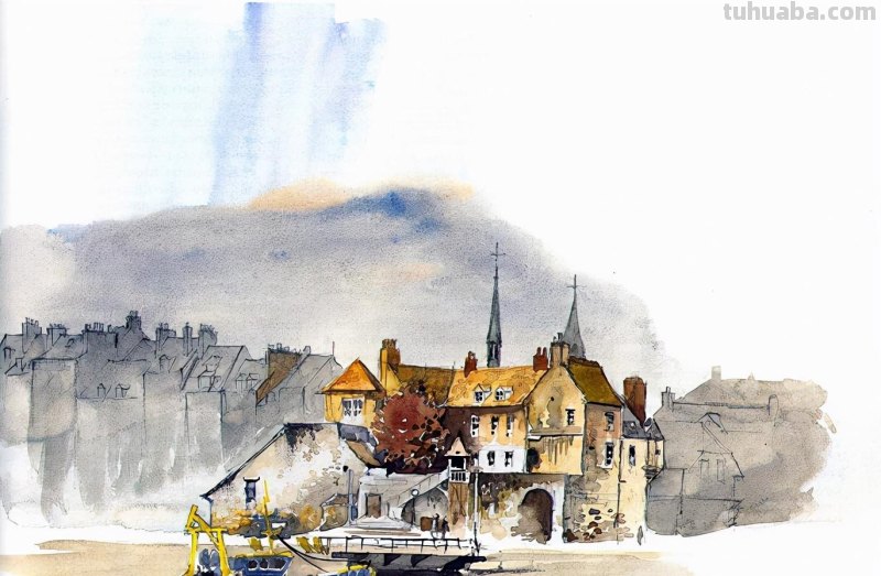 英国顶尖水彩画家戴维 · 贝拉米的风景绘画作品
