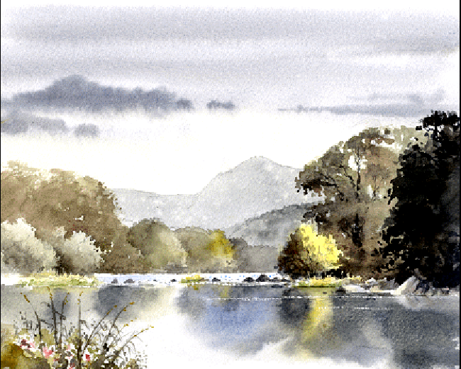 英国顶尖水彩画家戴维 · 贝拉米的风景绘画作品