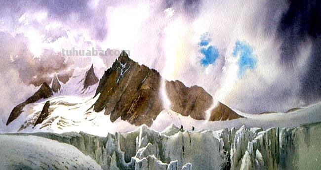 英国顶尖水彩画家戴维 · 贝拉米的风景绘画作品