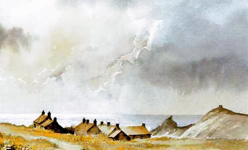 英国顶尖水彩画家戴维 · 贝拉米的风景绘画作品