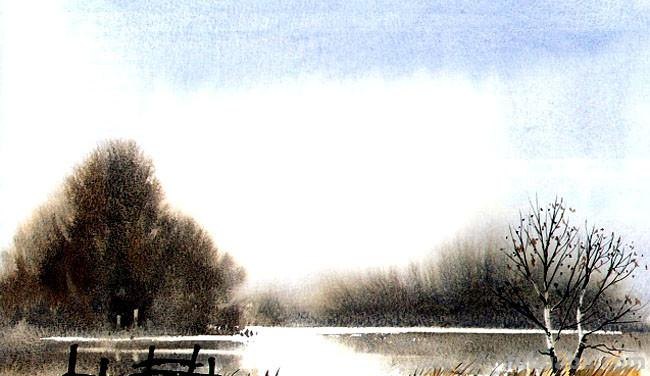 英国顶尖水彩画家戴维 · 贝拉米的风景绘画作品