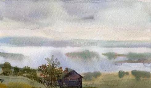 乌克兰画家Syrov Valery 风景水彩作品欣赏