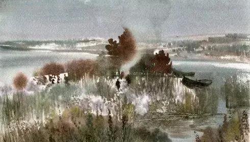 乌克兰画家Syrov Valery 风景水彩作品欣赏