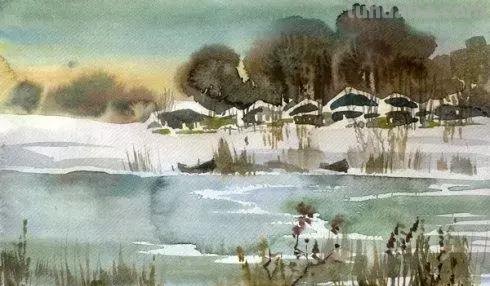 乌克兰画家Syrov Valery 风景水彩作品欣赏