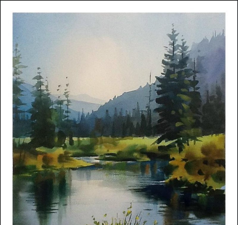 美国艺术家斯坦米勒人物、风景作品选（附水彩画技法学习）