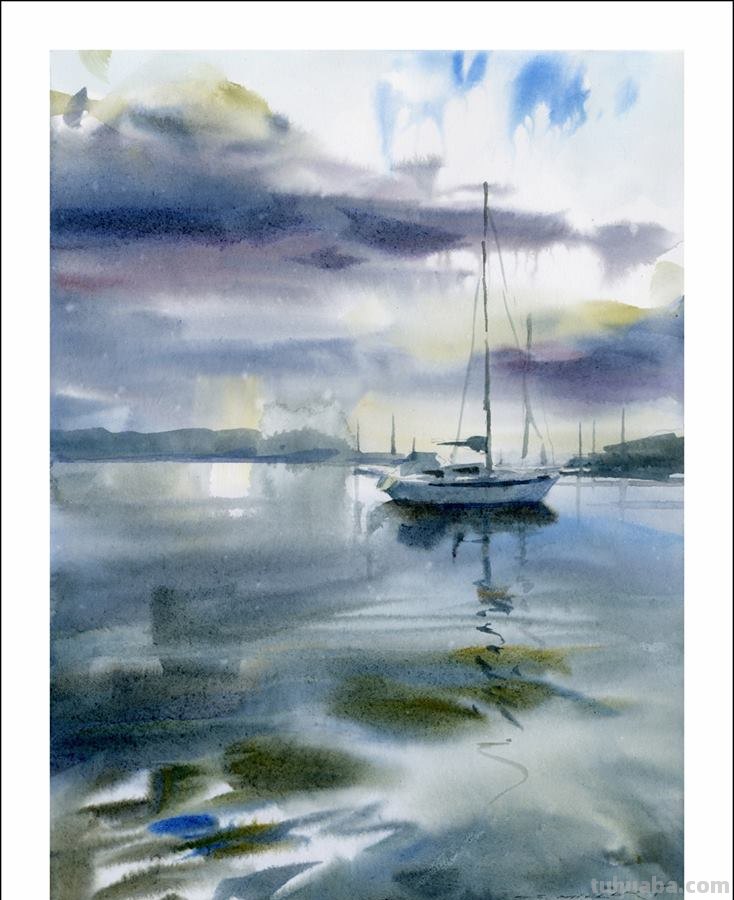 美国艺术家斯坦米勒人物、风景作品选（附水彩画技法学习）