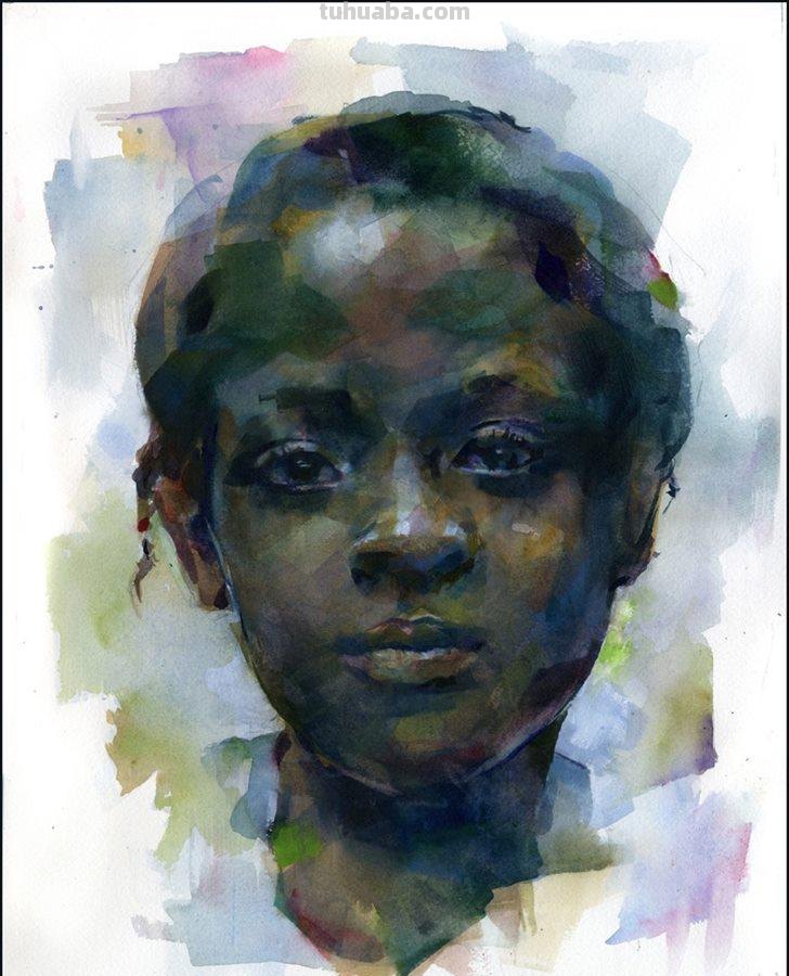 美国艺术家斯坦米勒人物、风景作品选（附水彩画技法学习）