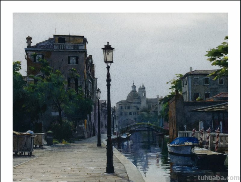 美国艺术家斯坦米勒人物、风景作品选（附水彩画技法学习）