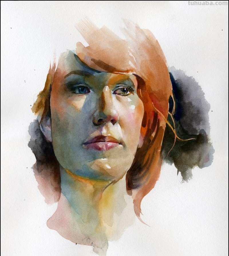 美国艺术家斯坦米勒人物、风景作品选（附水彩画技法学习）