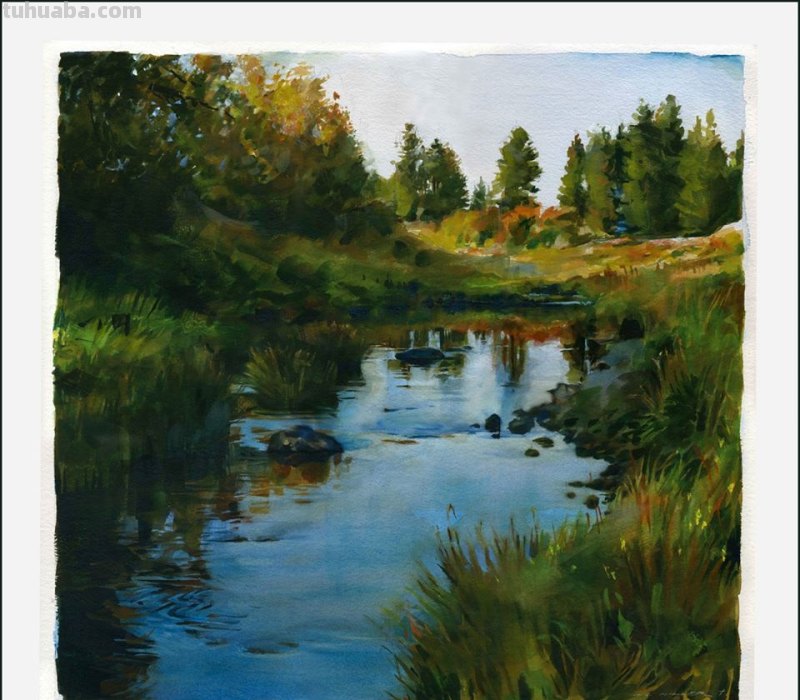 美国艺术家斯坦米勒人物、风景作品选（附水彩画技法学习）