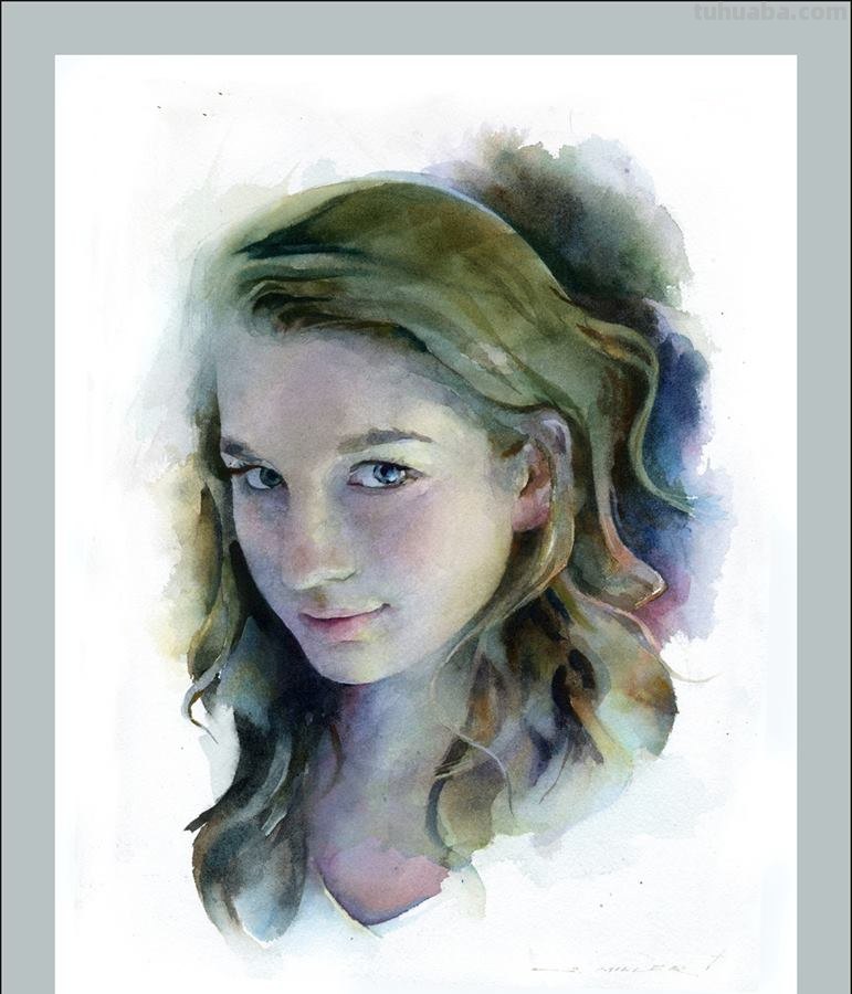 美国艺术家斯坦米勒人物、风景作品选（附水彩画技法学习）