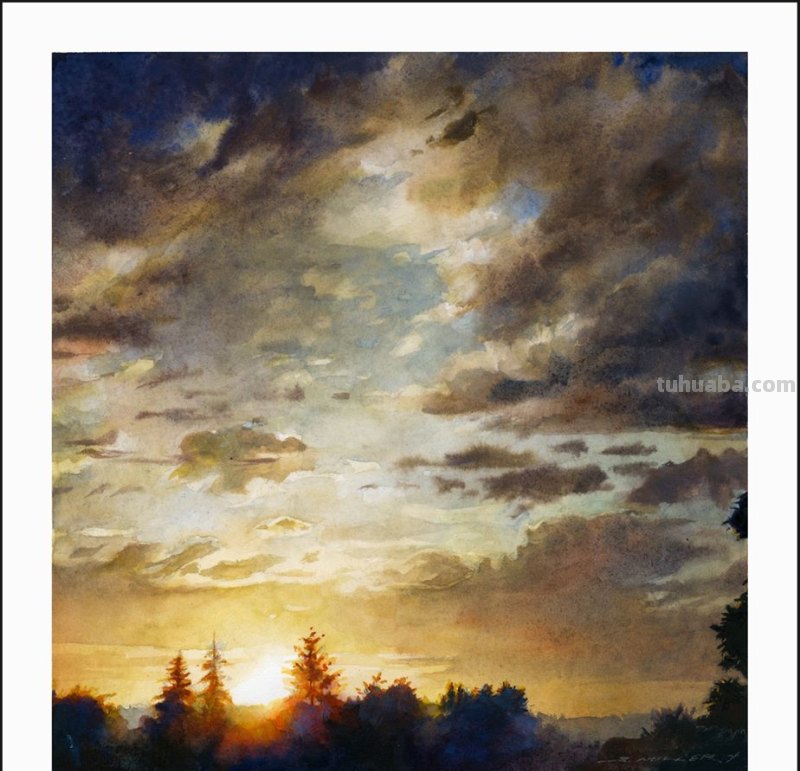 美国艺术家斯坦米勒人物、风景作品选（附水彩画技法学习）