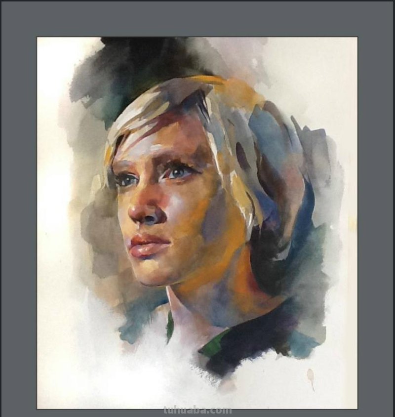 美国艺术家斯坦米勒人物、风景作品选（附水彩画技法学习）