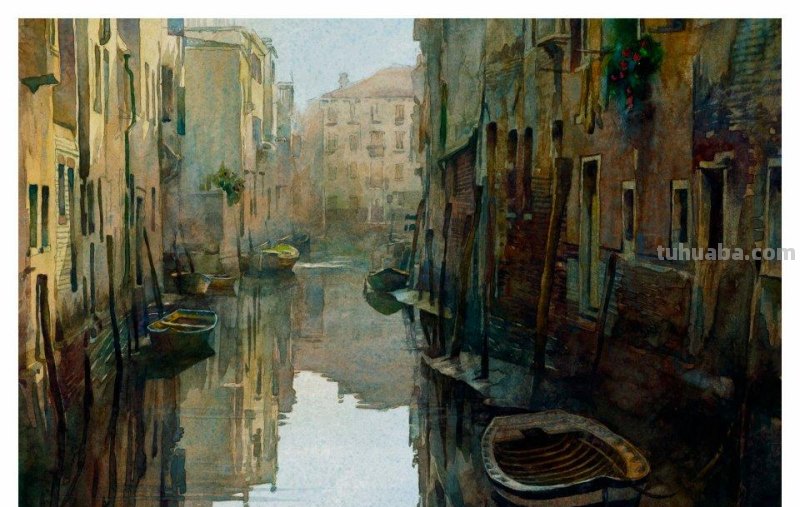 美国艺术家斯坦米勒人物、风景作品选（附水彩画技法学习）