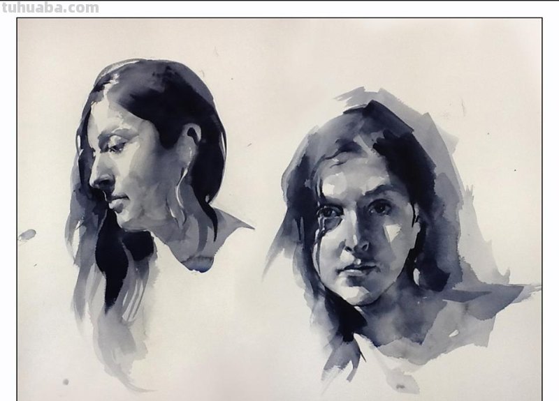 美国艺术家斯坦米勒人物、风景作品选（附水彩画技法学习）