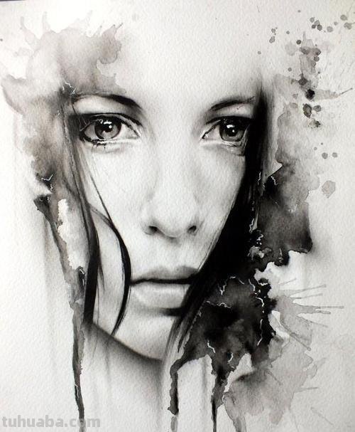 国外画家水彩肖像人物绘画美术作品欣赏 国外画家水彩肖像人物绘画美术作品欣赏