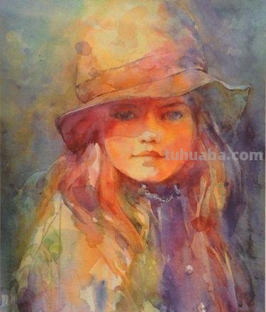 国外画家水彩肖像人物绘画美术作品欣赏 国外画家水彩肖像人物绘画美术作品欣赏