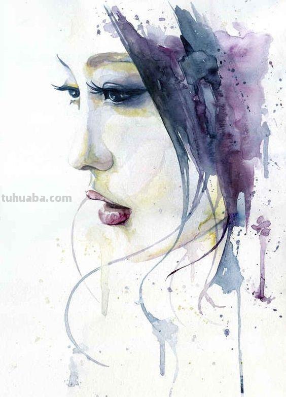 国外画家水彩肖像人物绘画美术作品欣赏 国外画家水彩肖像人物绘画美术作品欣赏