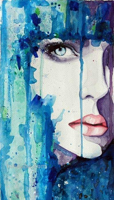 国外画家水彩肖像人物绘画美术作品欣赏 国外画家水彩肖像人物绘画美术作品欣赏