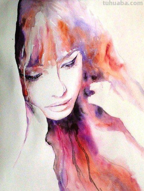 国外画家水彩肖像人物绘画美术作品欣赏 国外画家水彩肖像人物绘画美术作品欣赏